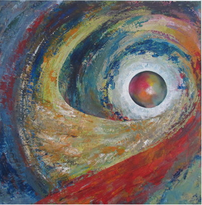 La balle d'Edith (acrylique)